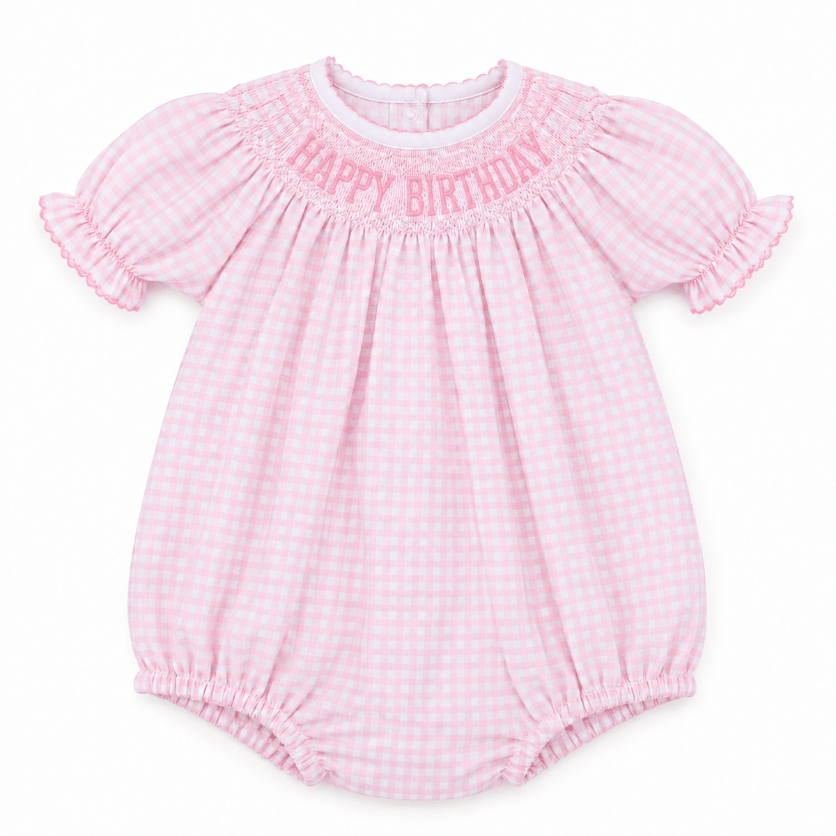 Magnolia Baby_Birthday Classics Bishop Short Sleeve Bubble - Pink_1