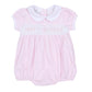 Birthday Classics Smocked Short Sleeve Bubble - Pink - Magnolia BabyBubble