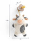Bitzy Pal Natural Rubber Pacifier & Plush Cow - Magnolia BabyPacifiers & Clips