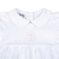 Blessed Embroidered Collared Bubble - Pink - Magnolia Baby Girl
