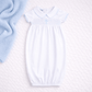 Blessed Smocked Gown - Blue - Magnolia BabyGown