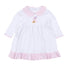 Boo Crew! Applique Collared Long Sleeve Dress - Pink - Magnolia BabyDress