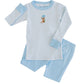 Boots and Blooms Long Pajamas - Light Blue - Luna and ArloLong Pajamas