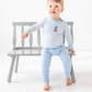 Boots and Blooms Long Pajamas - Light Blue - Magnolia BabyLong Pajamas