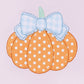Magnolia Baby_Bowtique Pumpkin Applique Long Pajamas_2