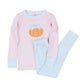 Magnolia Baby_Bowtique Pumpkin Applique Long Pajamas_1