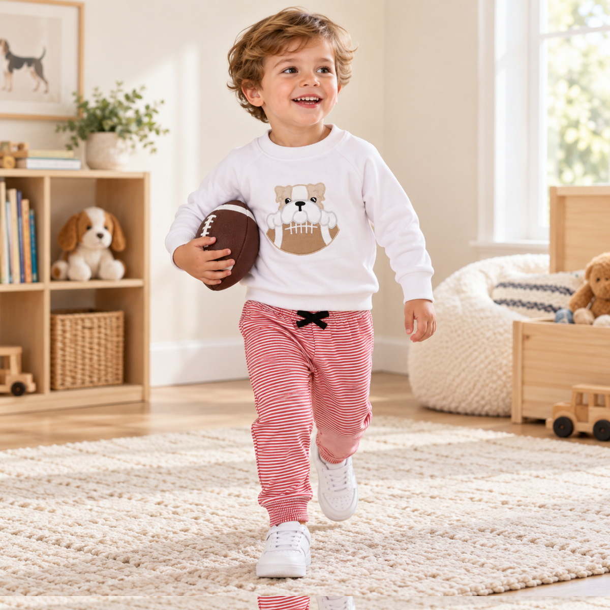 Magnolia Baby_Boy Playwear Set - Bulldog Pride Sweatshirt_1
