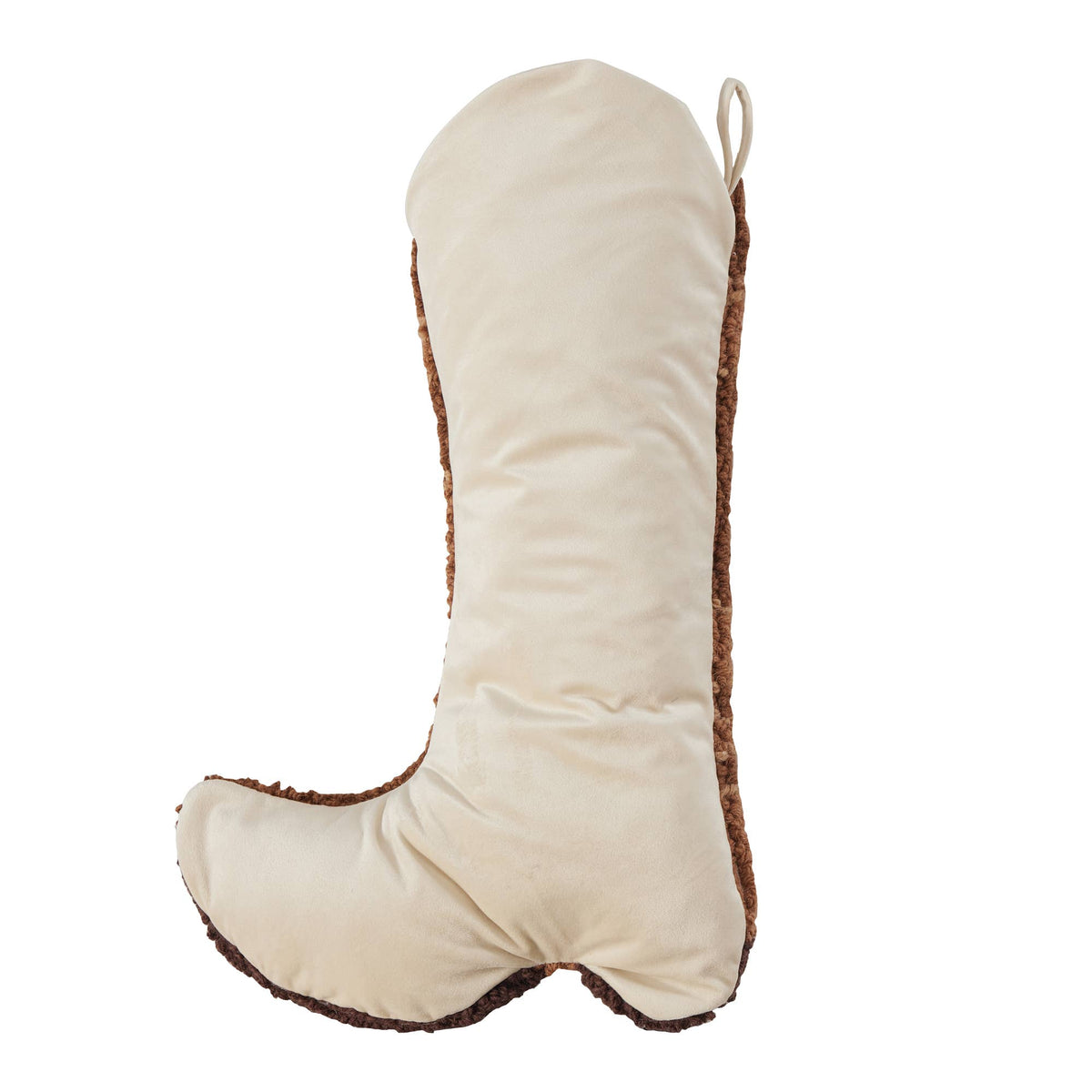 Brown Cowboy Boot Christmas Stocking - Magnolia BabyStocking