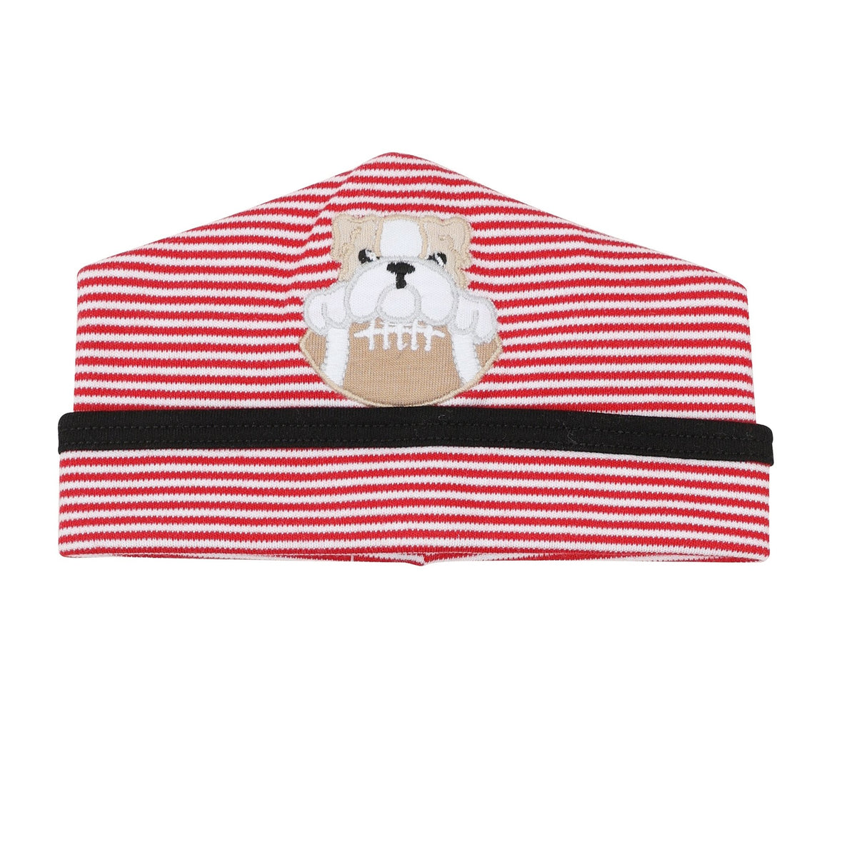 Magnolia Baby_Bulldog Pride Applique Hat - Red Boy_1