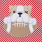 Magnolia Baby_Bulldog Pride Applique Hat - Red Boy_2