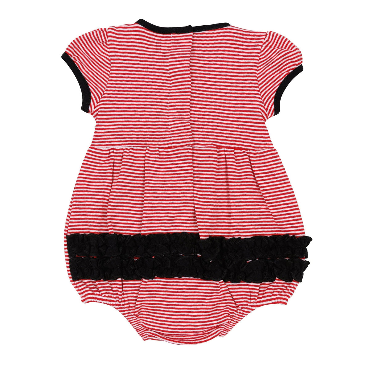 Magnolia Baby_Bulldog Pride Applique Ruffle Short Sleeve Bubble_4