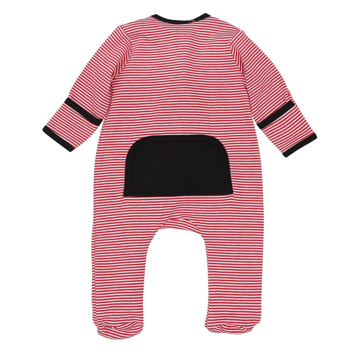 Magnolia Baby_Bulldog Pride Applique Zip Footie_3