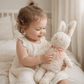 Bunny Doll with Pink Velvet Ribbon - 14" - Magnolia BabySoft Toy