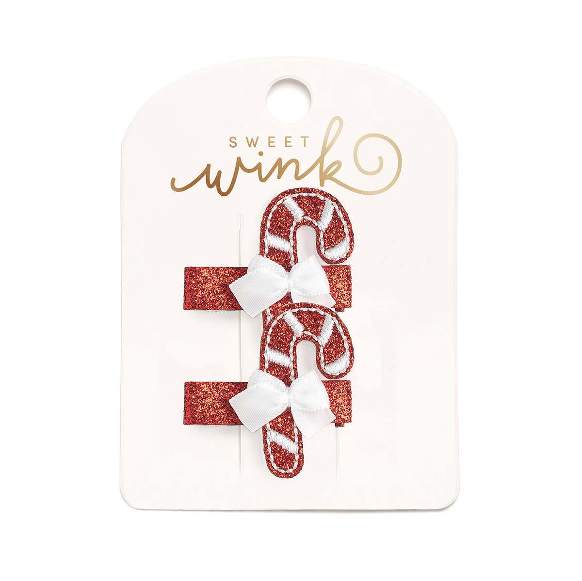 Candy Cane Christmas Clip Set - Magnolia BabyHair Clip