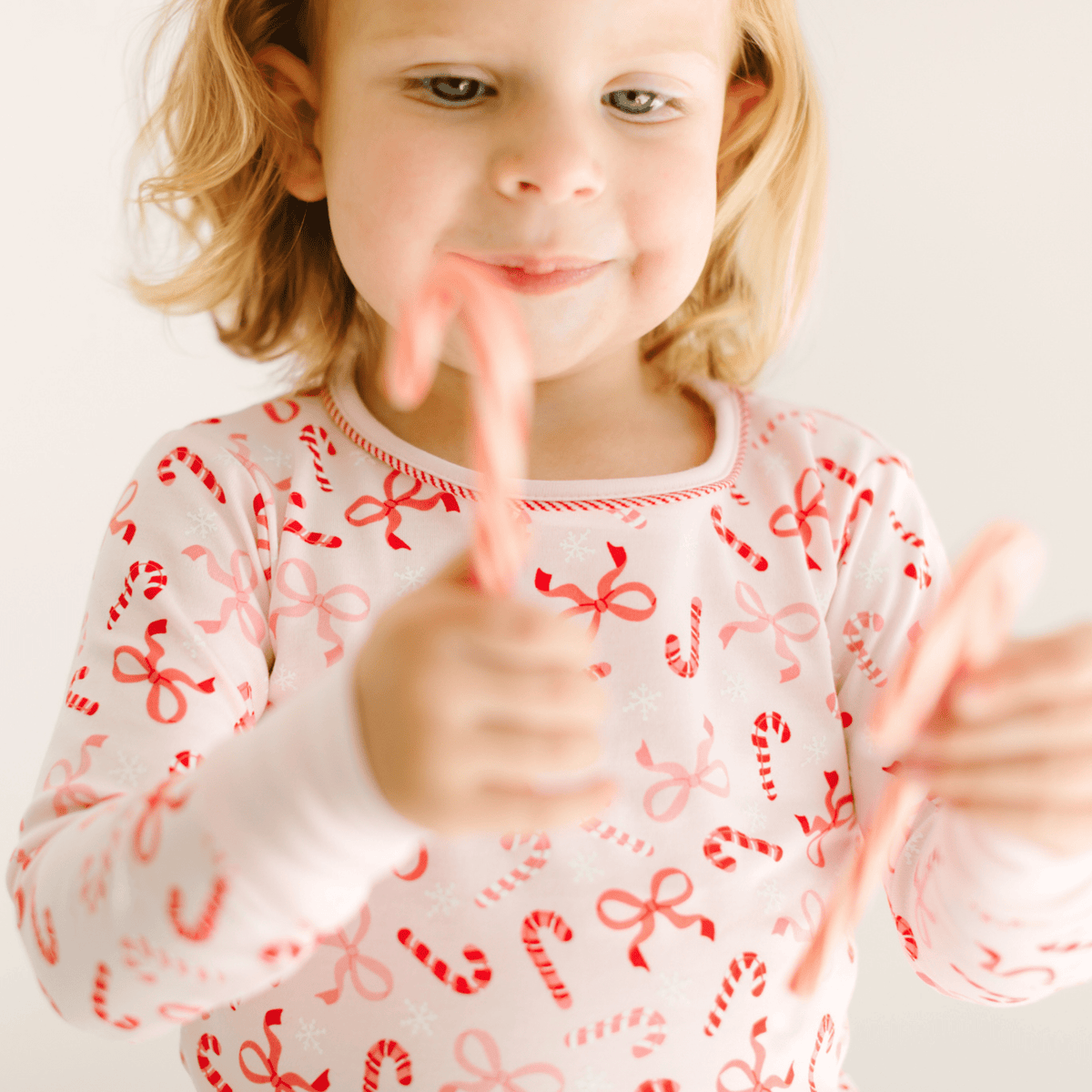 Candy Cane Lane Long Pajamas - Magnolia BabyLong Pajamas