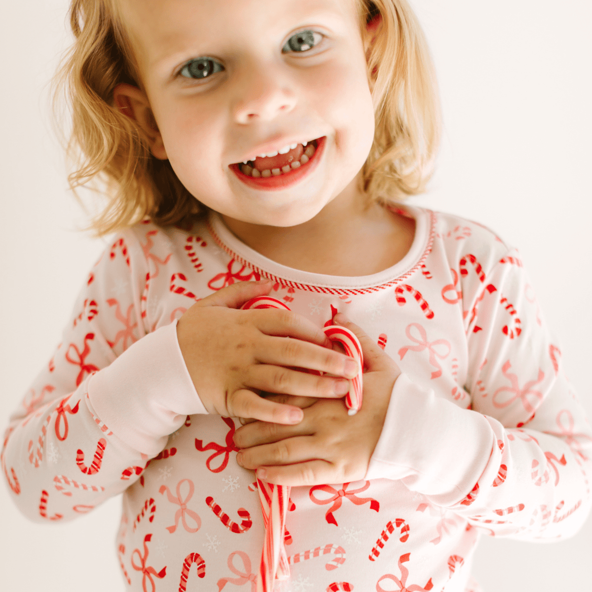 Candy Cane Lane Long Pajamas - Magnolia BabyLong Pajamas