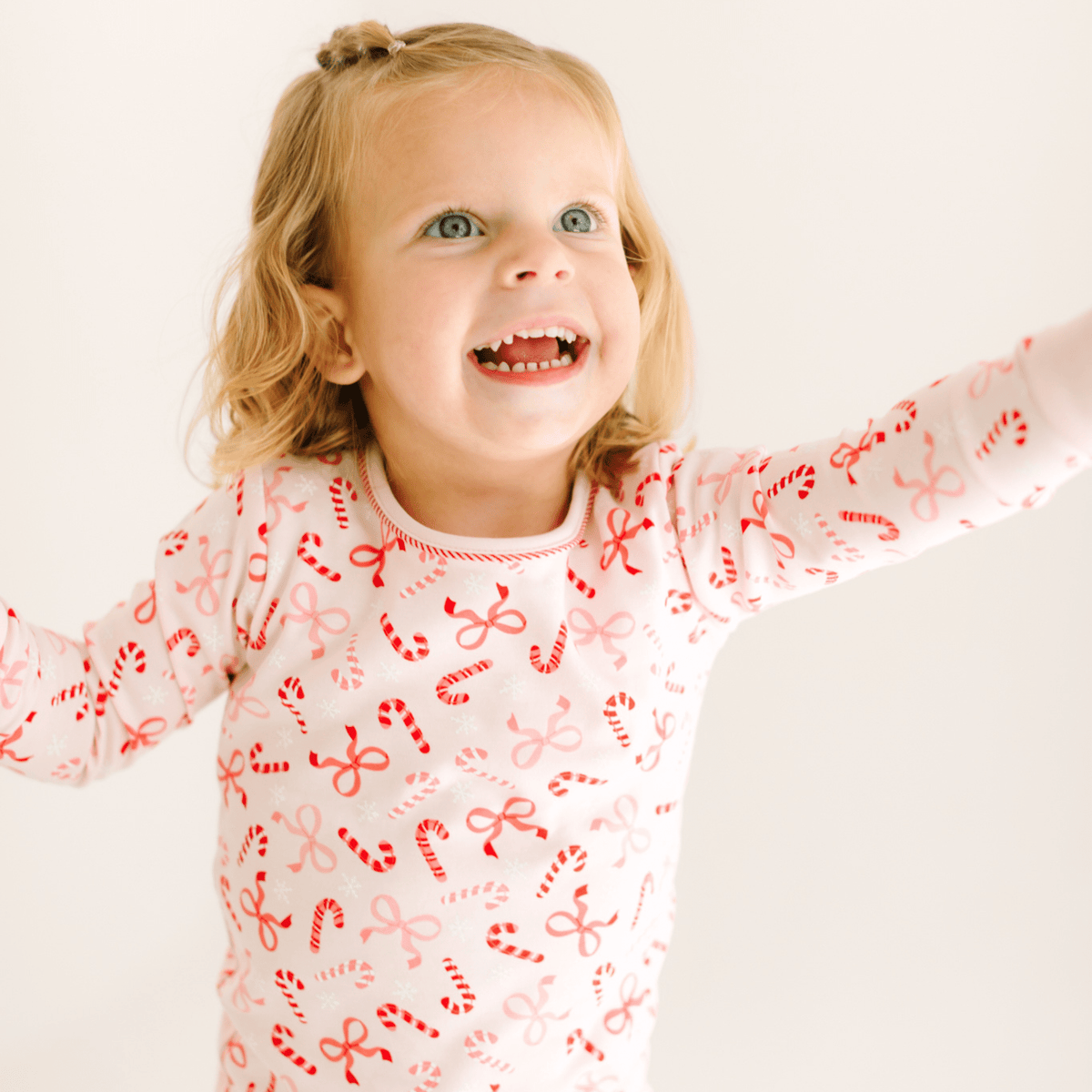 Candy Cane Lane Long Pajamas - Magnolia BabyLong Pajamas