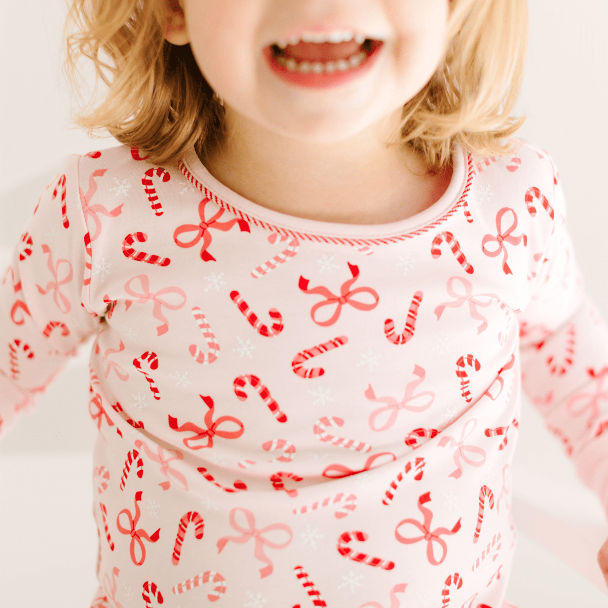 Candy Cane Lane Long Pajamas - Magnolia BabyLong Pajamas