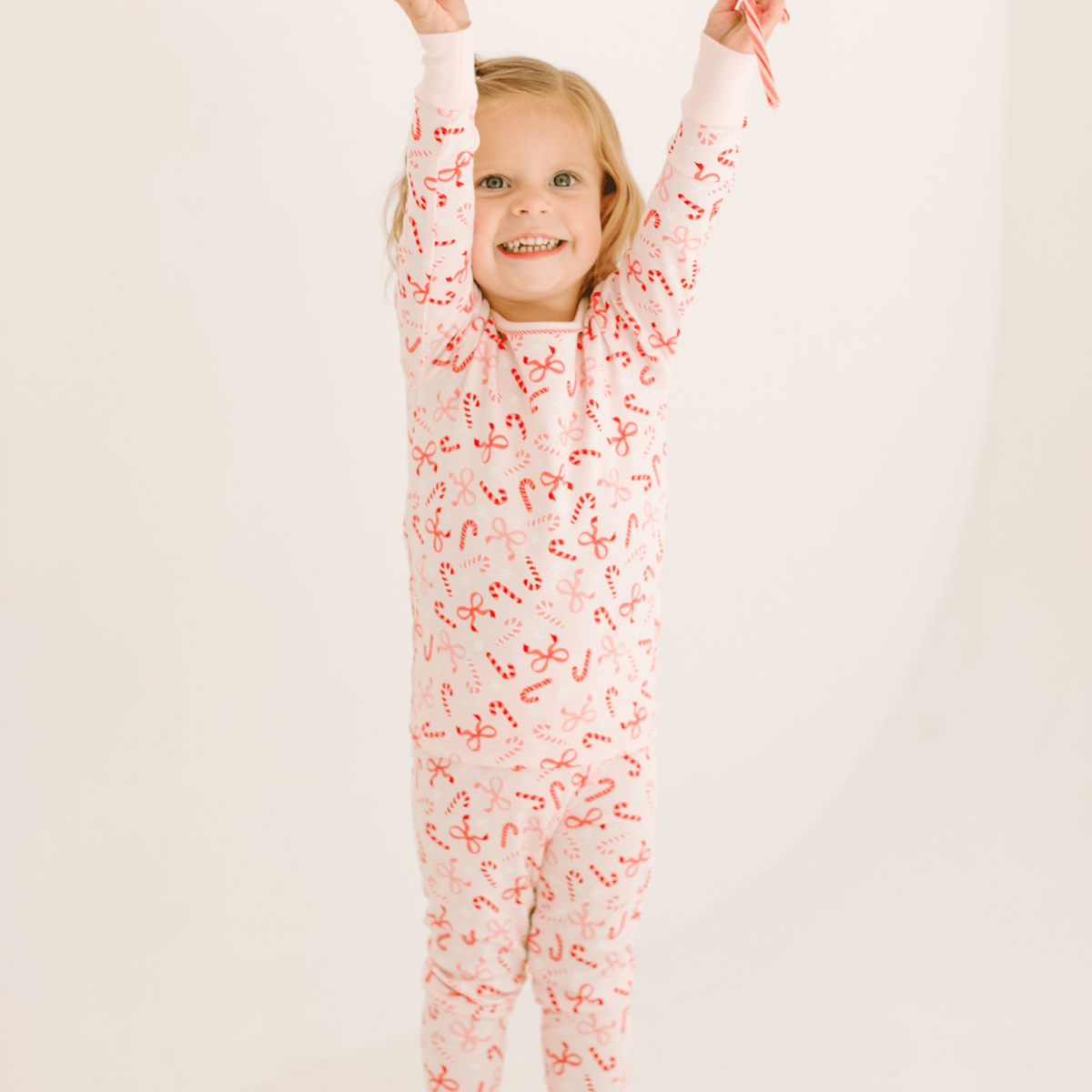 Candy Cane Lane Long Pajamas - Magnolia BabyLong Pajamas