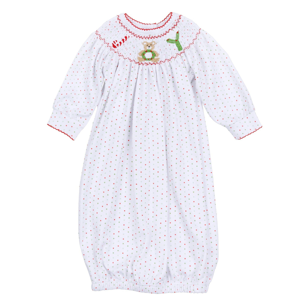 Christmas Joy Classics Bishop Gown - Red Boy - Magnolia BabyGown
