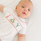Christmas Joy Classics Smocked Short Sleeve Bubble - Red Boy - Magnolia BabyBubble