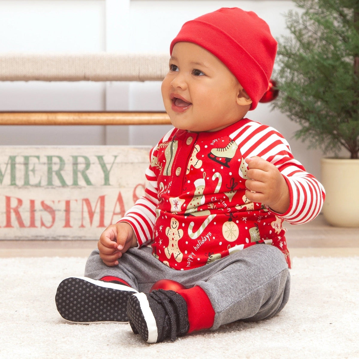 Christmas Joy Pant Set - Magnolia BabyPant Set
