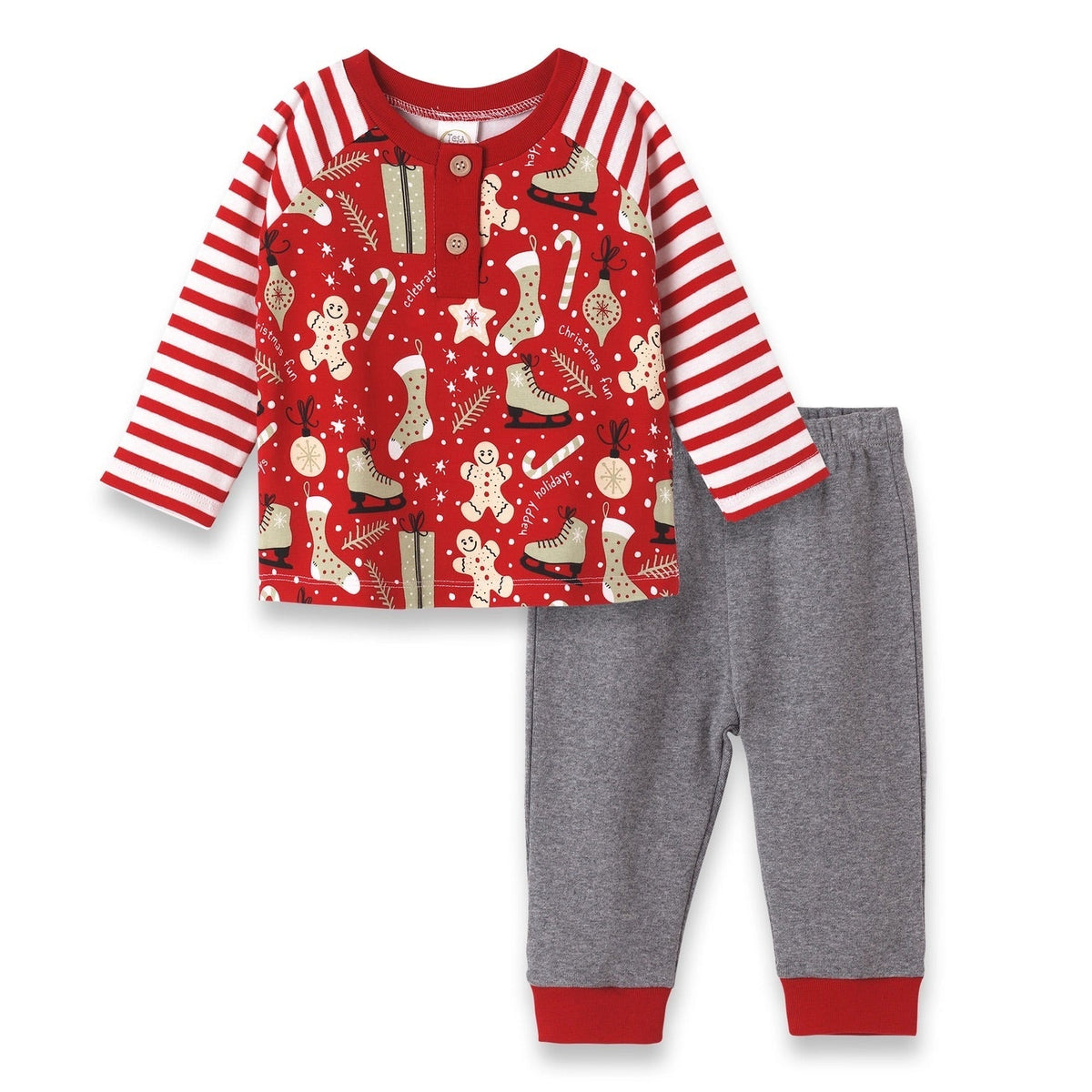 Christmas Joy Pant Set - Magnolia BabyPant Set