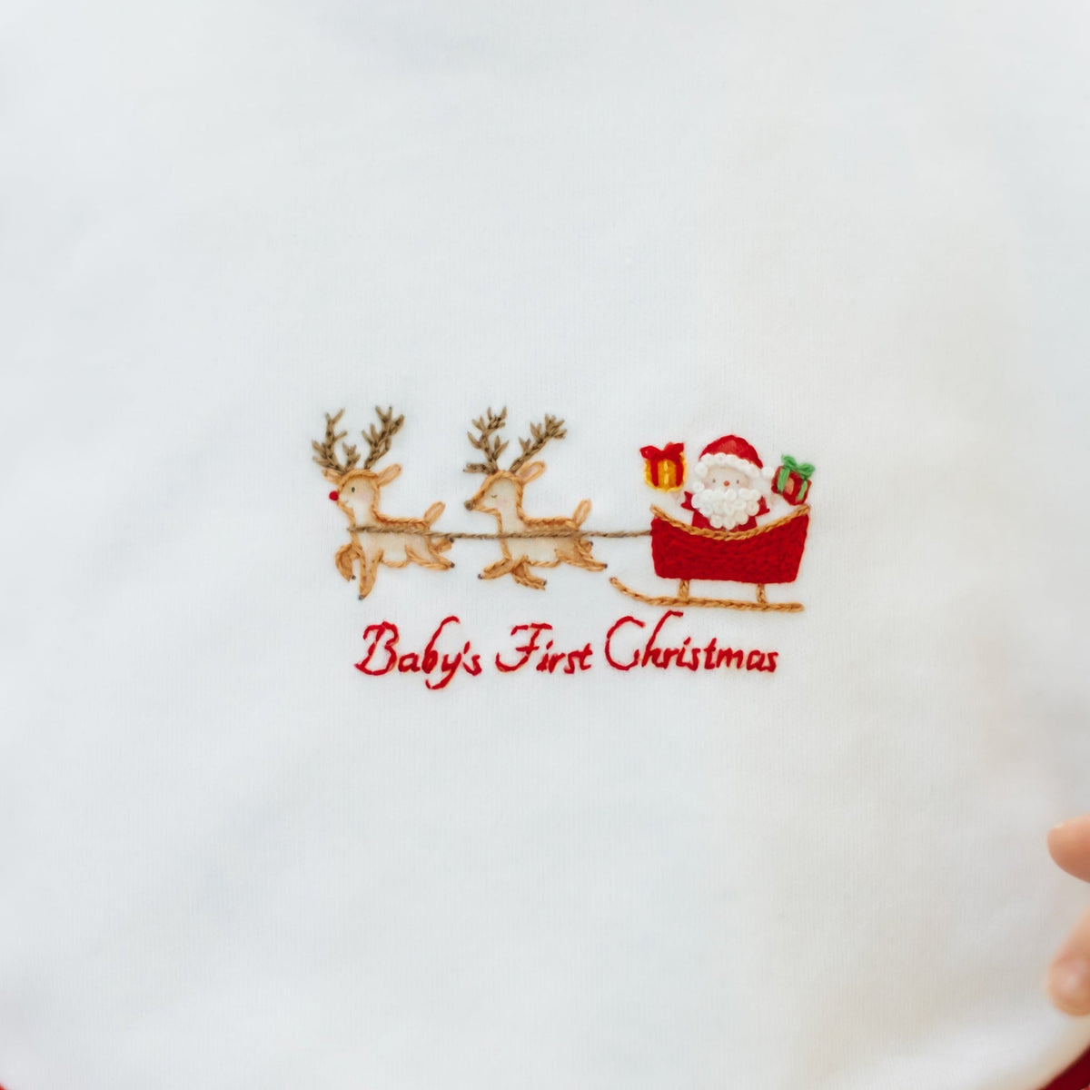 Magnolia Baby_Christmas Magic Baby's First Christmas Bib_4
