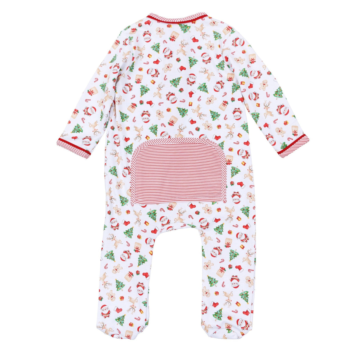 Magnolia Baby_Christmas Magic Print Zip Footie_9