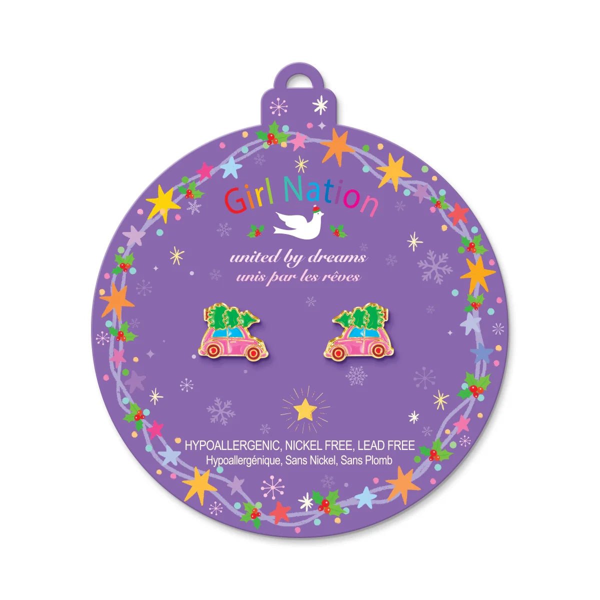Christmas Tree Shopping Cutie Stud Earrings - Magnolia BabyEarrings