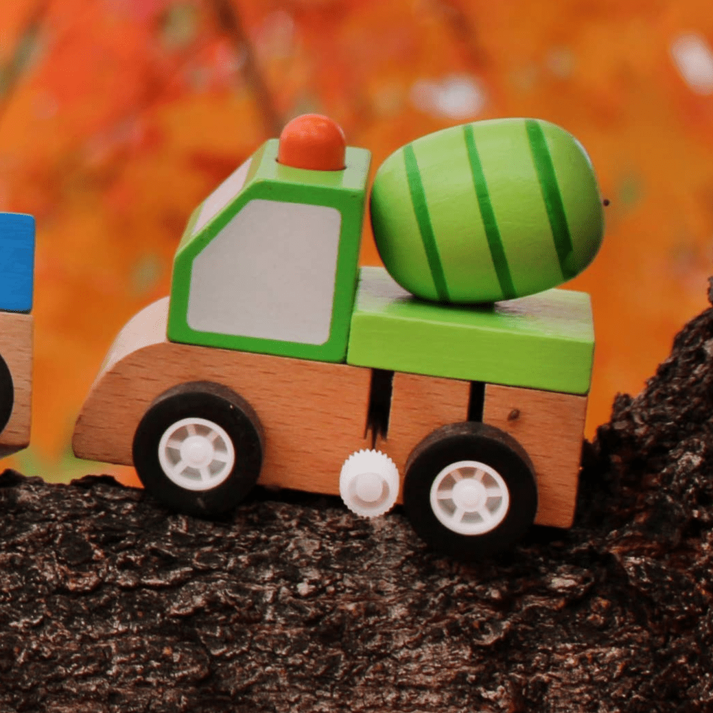 Construction Truck Wind - ups - Magnolia BabyWooden Toy