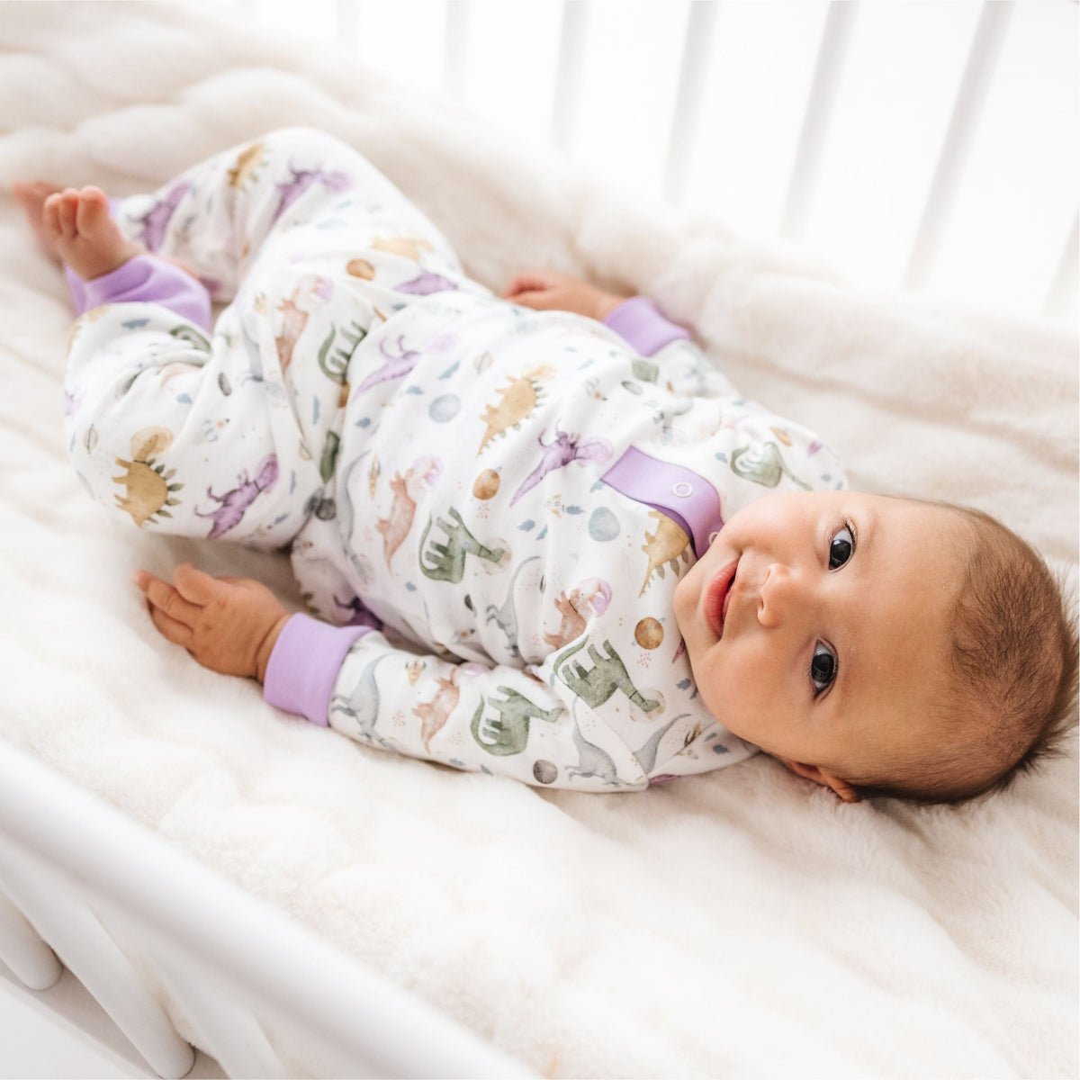 Cosmic Dinos 2 pc Pant Set - Wisteria - Magnolia Baby2pc Pant Set