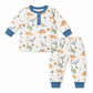 Luna and Arlo_Cosmic Dinos Pant Set - Cobalt Blue_2