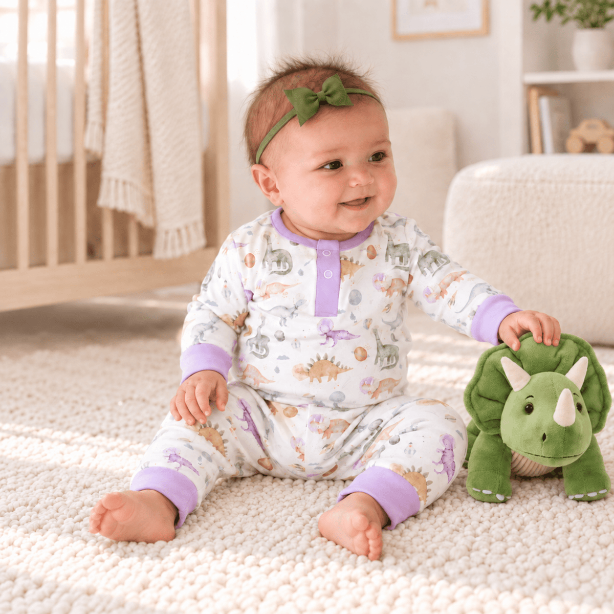 Luna and Arlo_Cosmic Dinos Pant Set - Wisteria_3