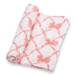 LollyBanks_Cotton Muslin Swaddle Blanket - Beautiful Bows_2
