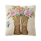 Peking Handicraft_Cowboy Boots & Roses Pillow_1