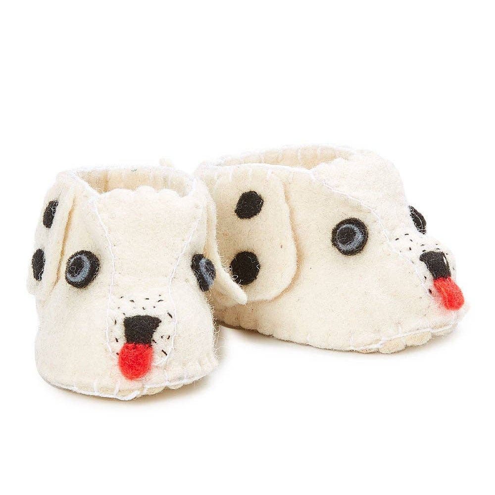 Dalmation Baby Slippers