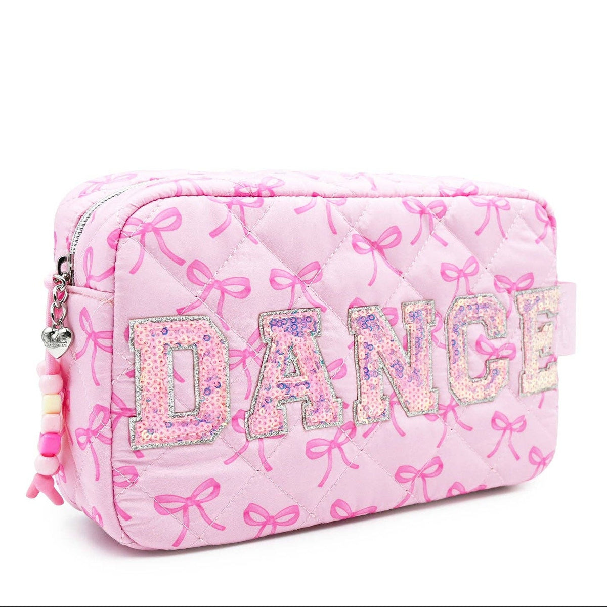 Dance Bows Print Quilted Pouch - Magnolia BabyBag