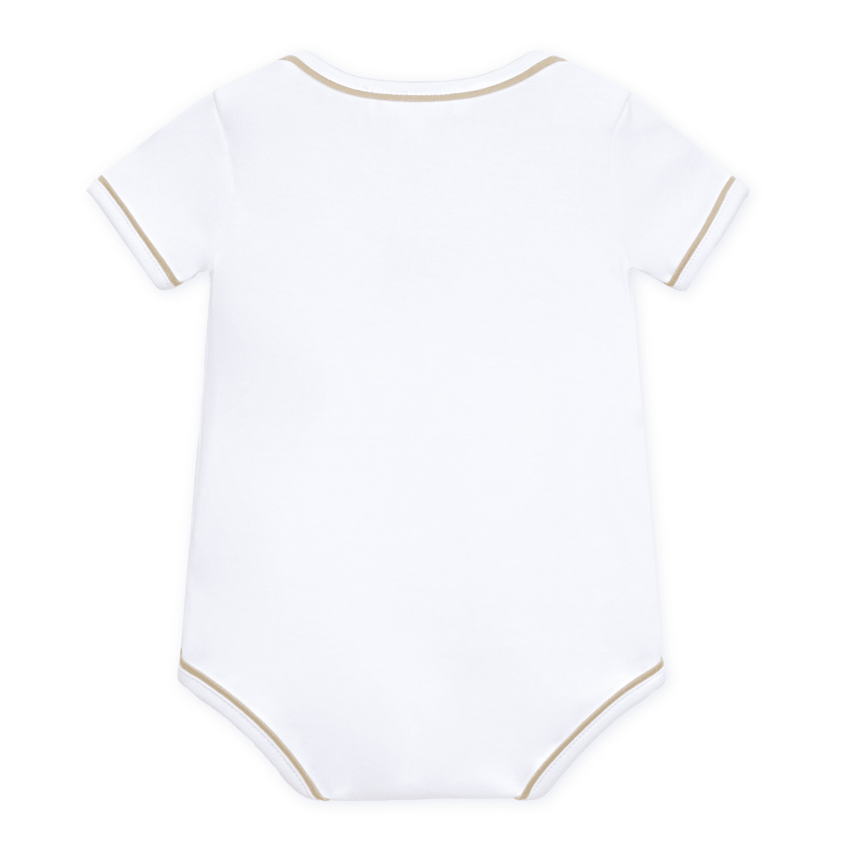 Darling Cowboy Boots Hand-Embroidered Bodysuit - Ivory - Magnolia BabyBodysuit
