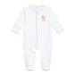 Darling Cowboy Boots Hand-Embroidered Ruffle Footie - Pink - Magnolia BabyFootie