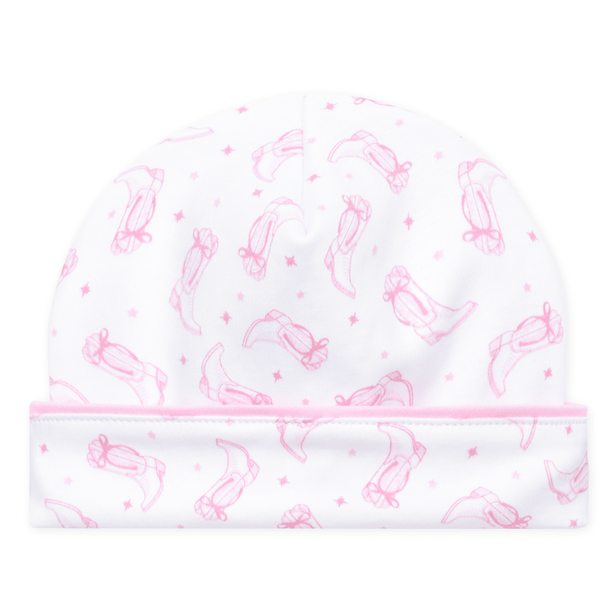 Magnolia Baby_Darling Cowboy Boots Print Hat - Pink_1