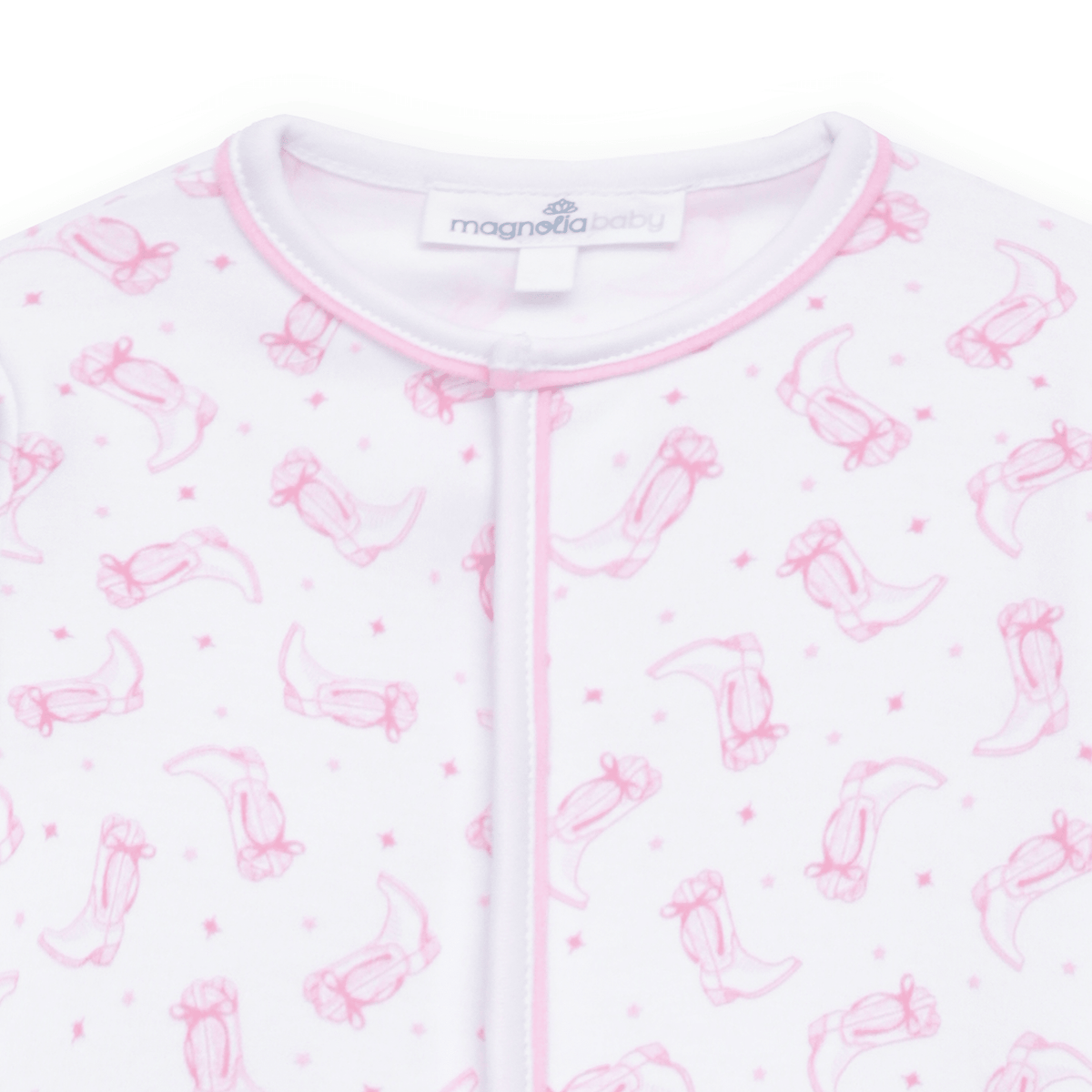 Magnolia Baby_Darling Cowboy Boots Print Ruffle Converter - Pink_3