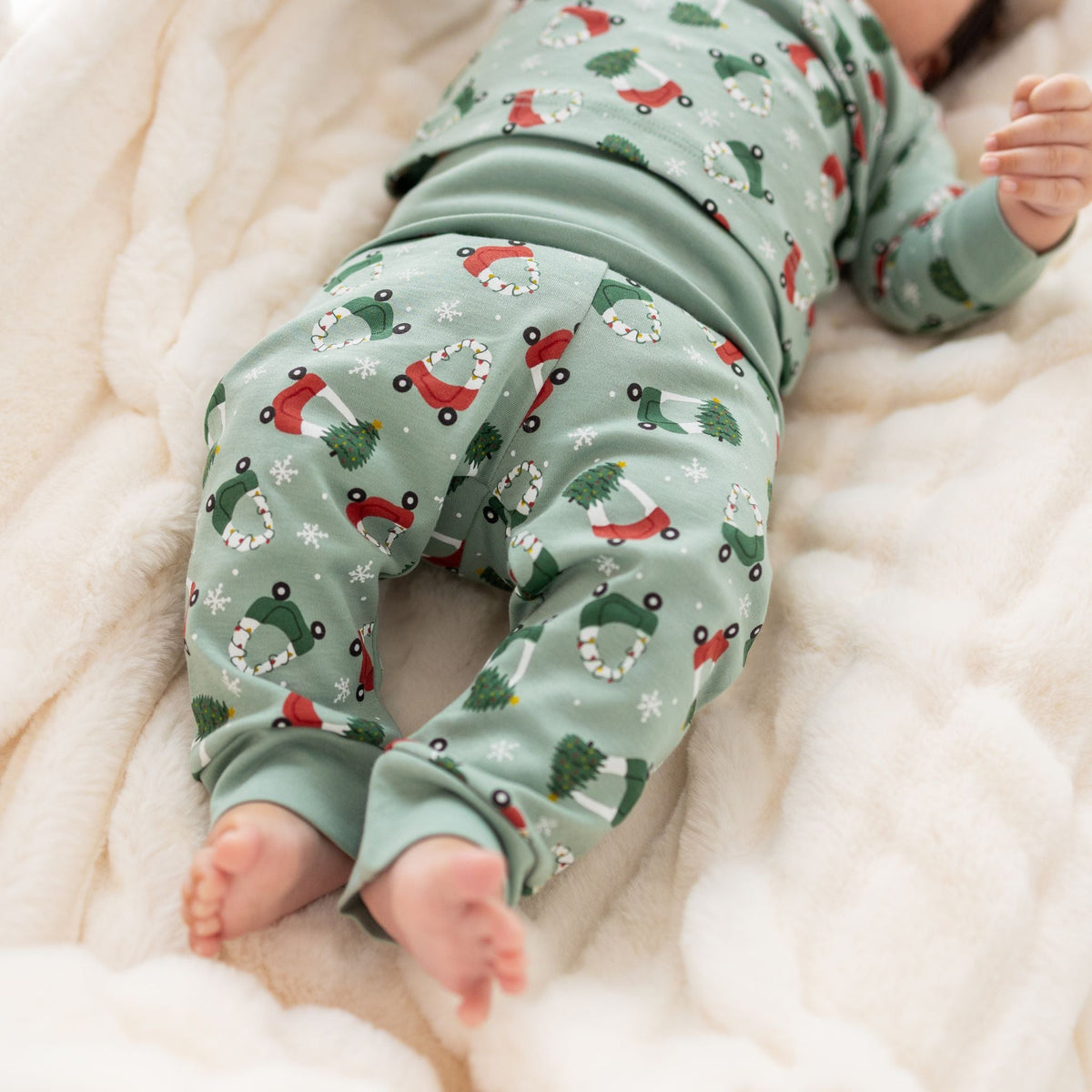 Deck the Wheels 2pc Pant Set by Luna and Arlo - Magnolia Baby2pc Pant Set