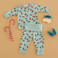 Deck the Wheels 2pc Pant Set by Luna and Arlo - Magnolia Baby2pc Pant Set