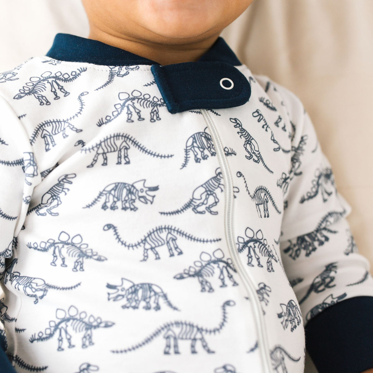 Dino Digs Zip Pajamas by Luna & Arlo - Luna and ArloZipper Pajamas