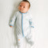 Dino - Land Embroidered Footie - Magnolia BabyFootie