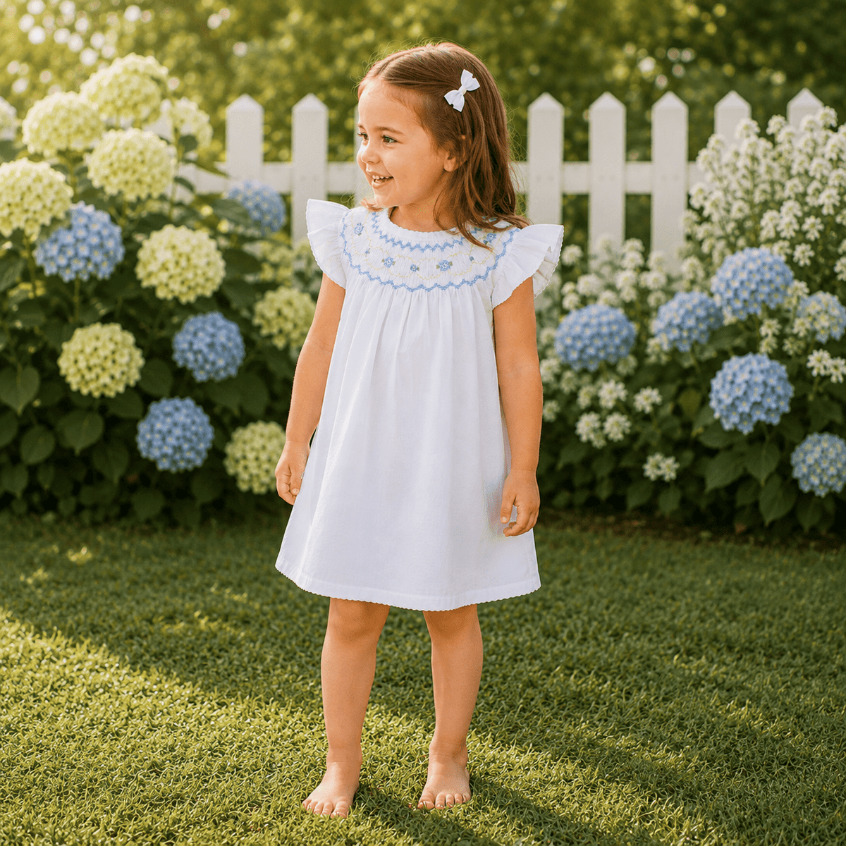 Magnolia Baby_Dreamy Hydrangeas Bishop Dress_1