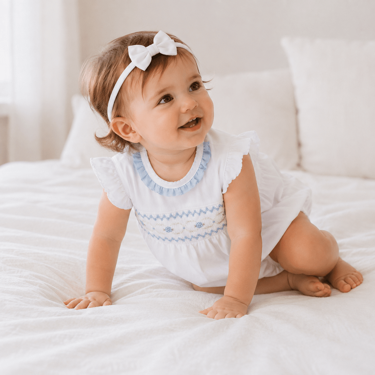 Magnolia Baby_Dreamy Hydrangeas Smocked Bubble_2