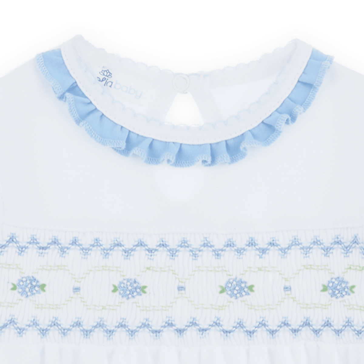 Magnolia Baby_Dreamy Hydrangeas Smocked Playsuit_3