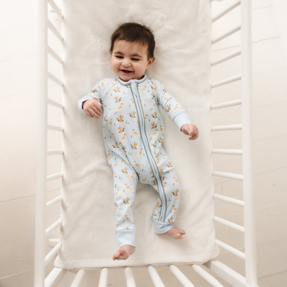 Luna and Arlo_Duck and Hound Zip Playsuit_9